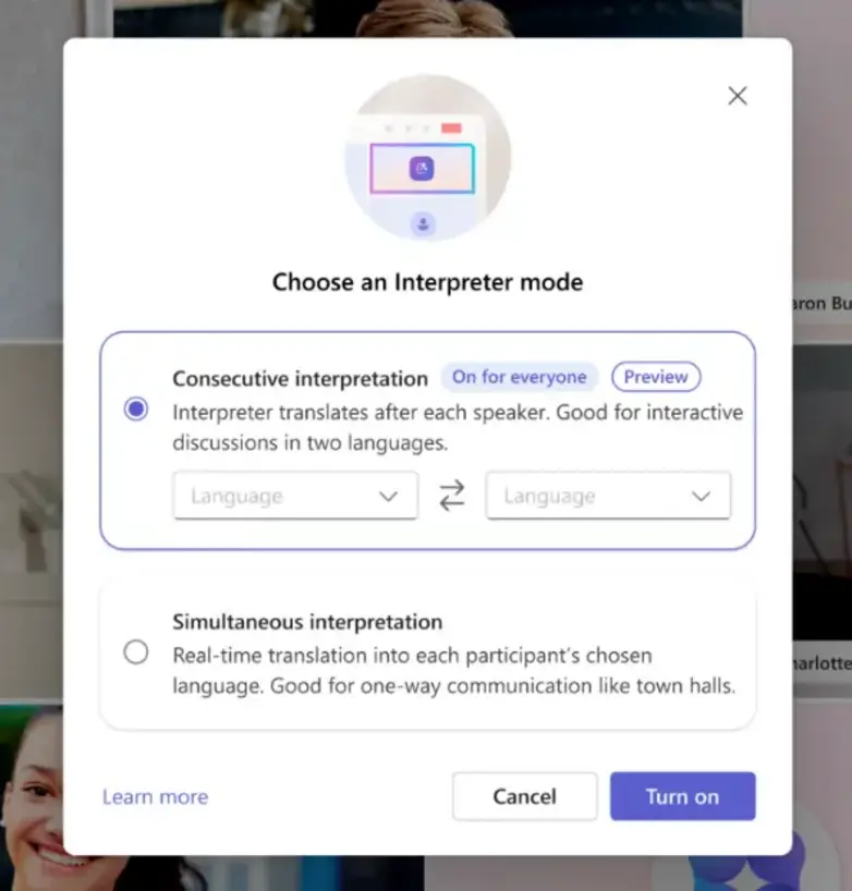 Microsoft добавила в &laquo;Interpreter&raquo; для Microsoft Teams новый режим &laquo;последовательного перевода&raquo;