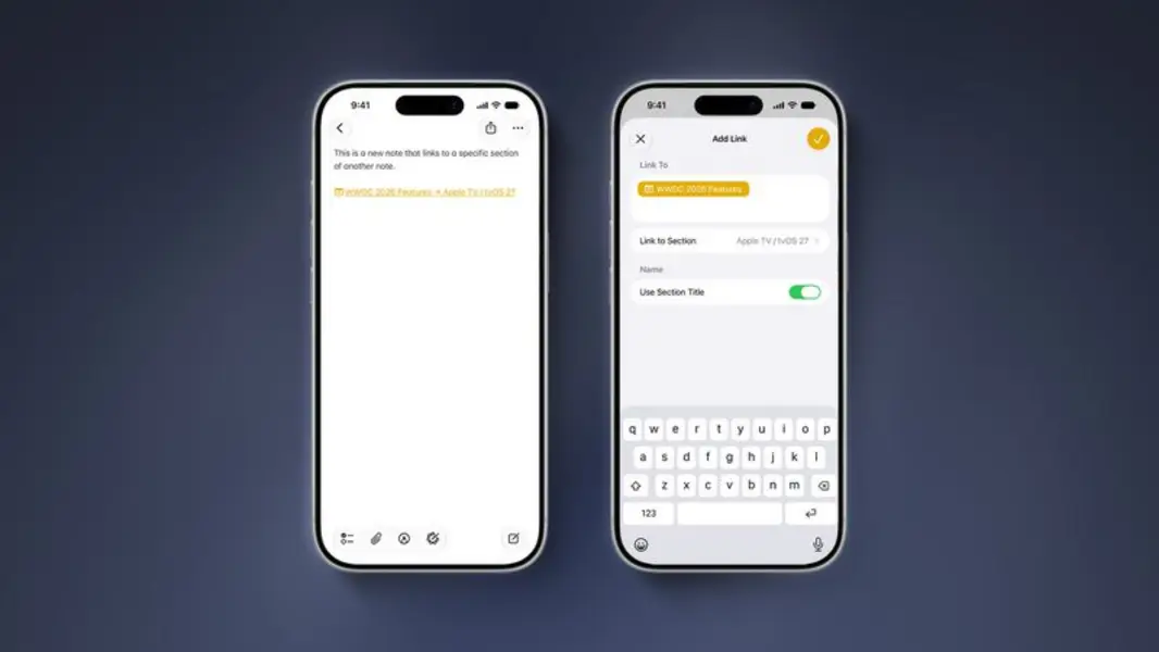 iOS 27 добавляет четыре новые функции в приложение Заметки, включая копирование и вставку 