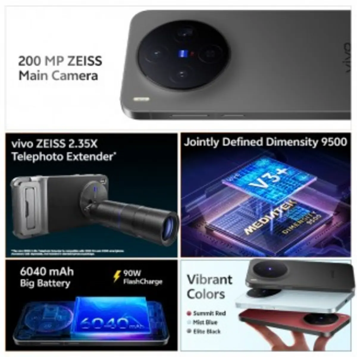 vivo X300 и X300 Pro поступили в продажу в Индии