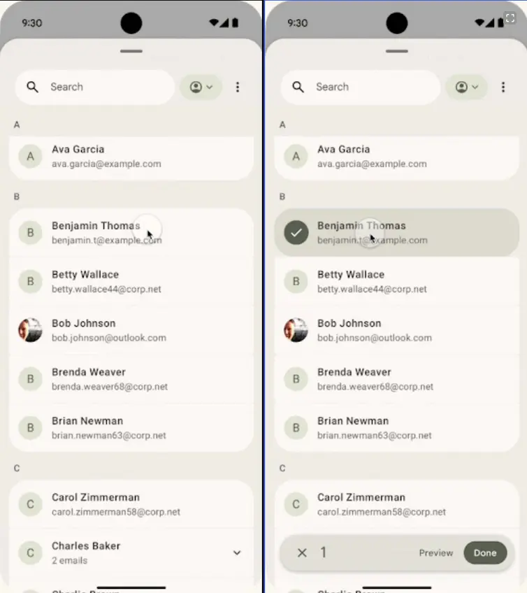 Изменения Android 17 Beta 2 на изображениях: «App Bubbles», новая строка поиска и многое другое