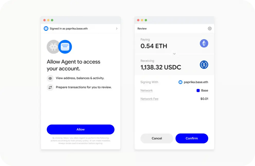 Base запускает &laquo;crypto&raquo;-инструмент для связи кошельков с &laquo;AI agents&raquo; в рамках расширения линейки &laquo;Layer-2&raquo; продуктов