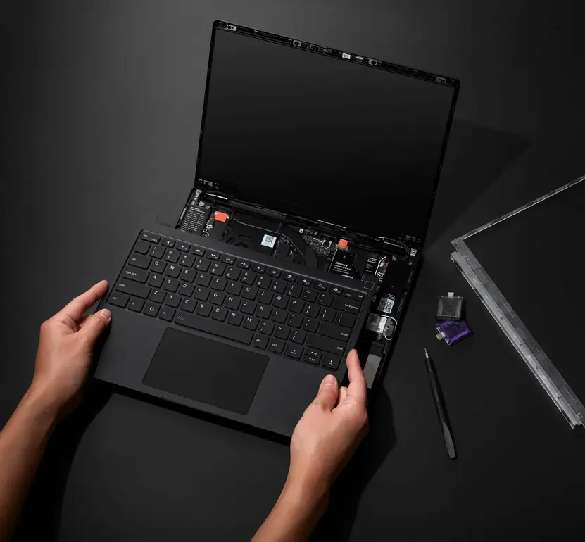 Чемпион по «Right to repair» Framework выпускает модульный 13-дюймовый ноутбук на базе Core Ultra Series 3