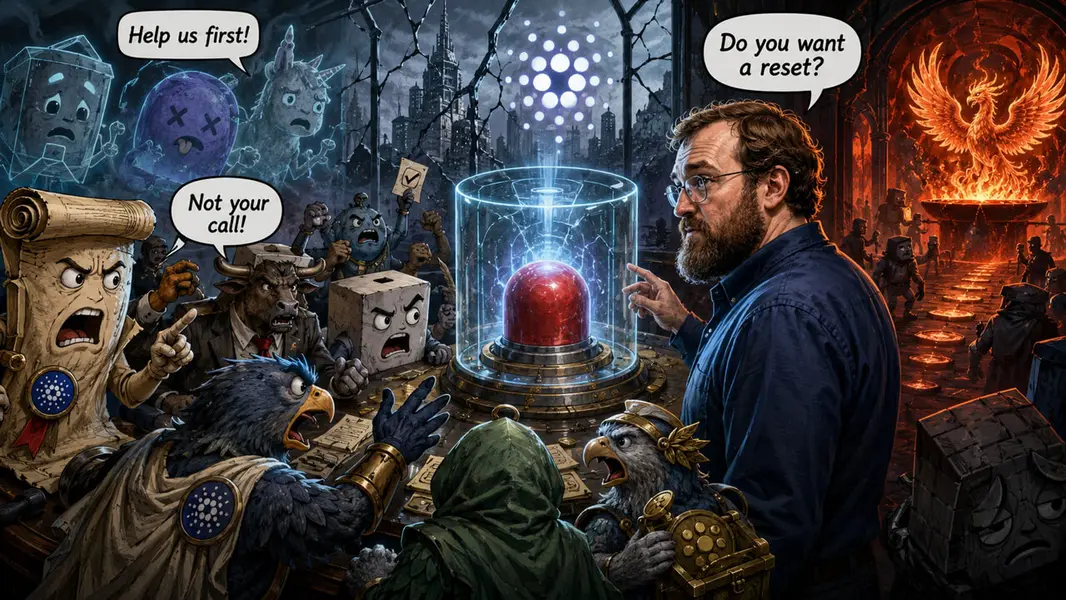 Основатель Cardano допустил разделение собственного блокчейна, предупредив о гибели множества dApps
