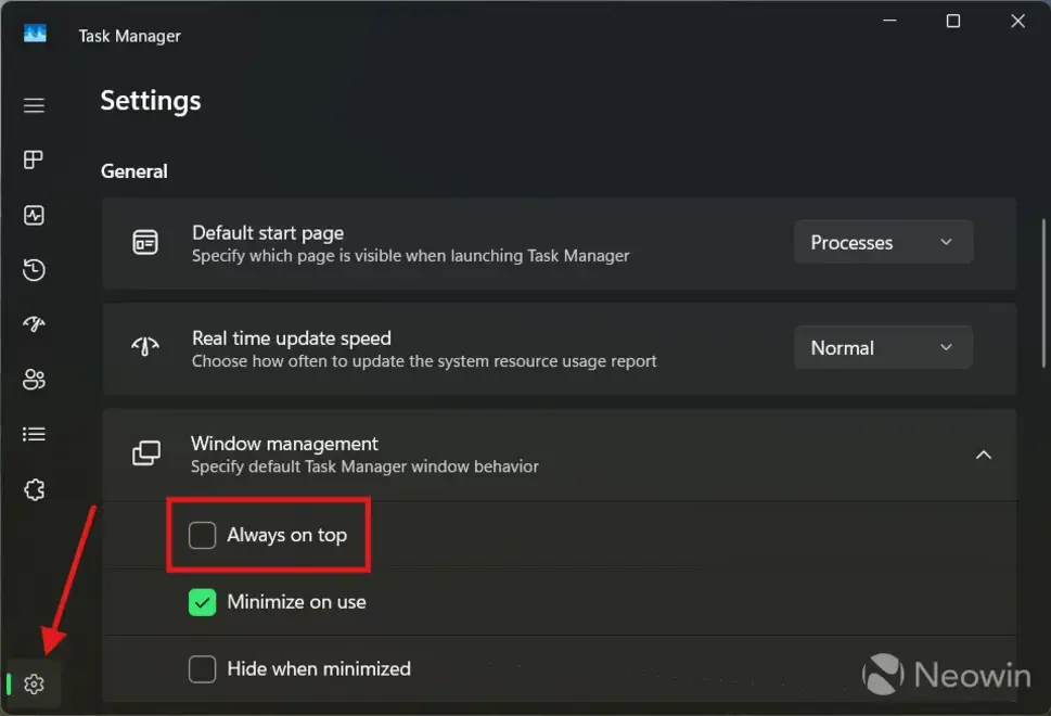 Как закрепить &laquo;Диспетчер задач&raquo; поверх всех окон в Windows 11?