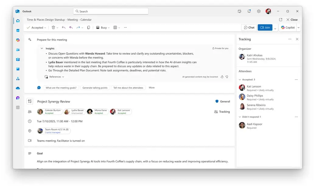 Microsoft убивает функцию Outlook и заменяет её на Copilot