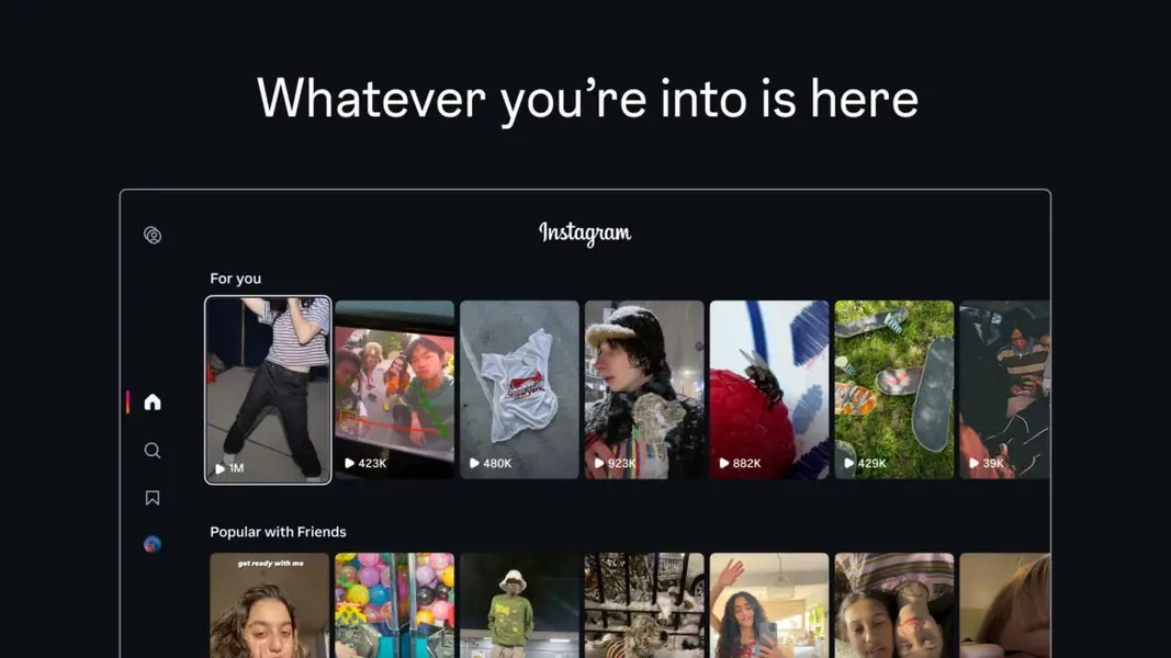 Reels на большом экране: Instagram* официально доступен на Google TV