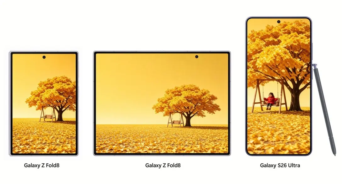 Galaxy Z Fold8 снова засветился в утечке: на этот раз в черном корпусе