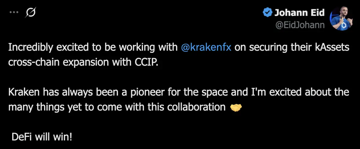 Новости Chainlink: Kraken отказалась от LayerZero в пользу Chainlink CCIP — владельцы LINK в большом выигрыше