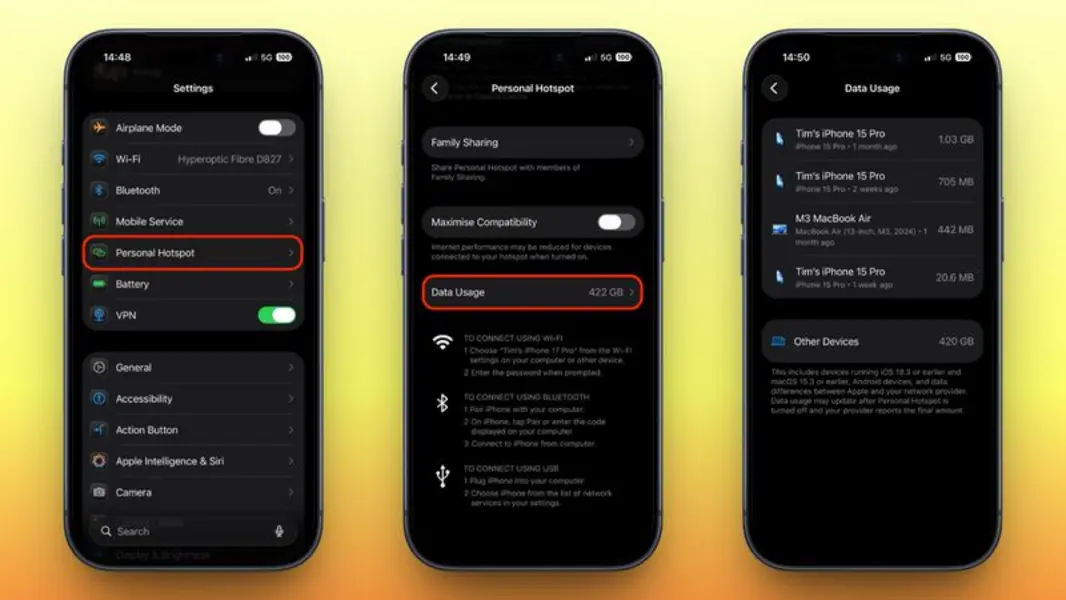 Узнайте, кто расходует трафик вашего iPhone через 