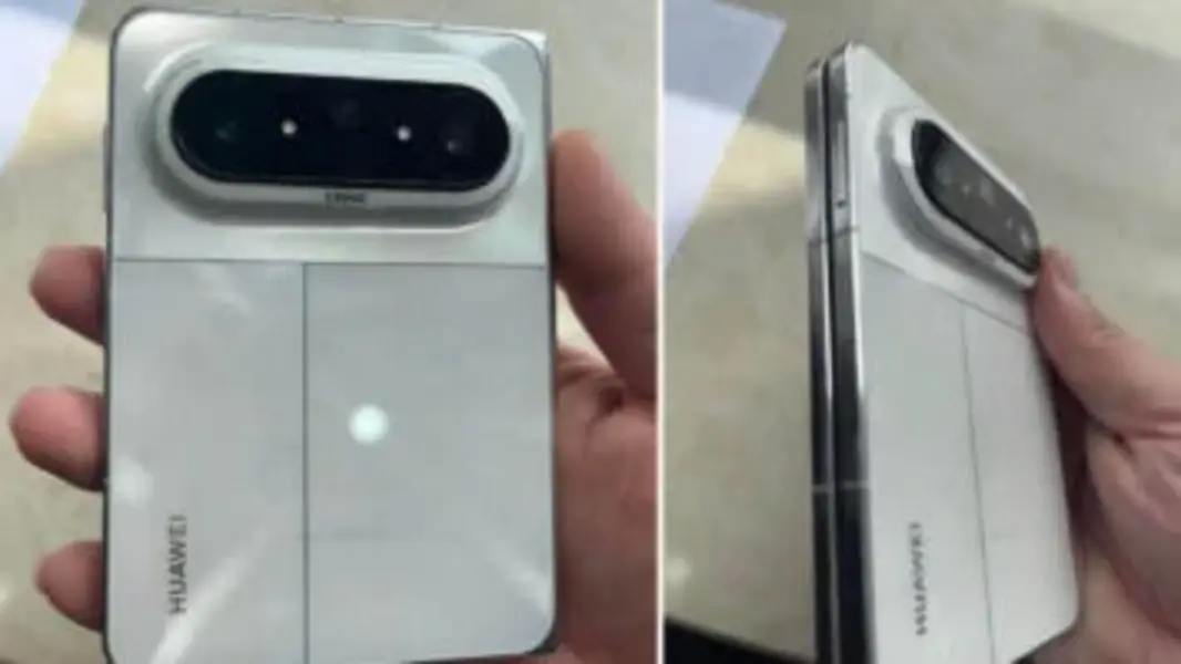 Утечка живых фото Huawei Pura X Max: первый широкоформатный складной смартфон с премиальным текстурированным дизайном