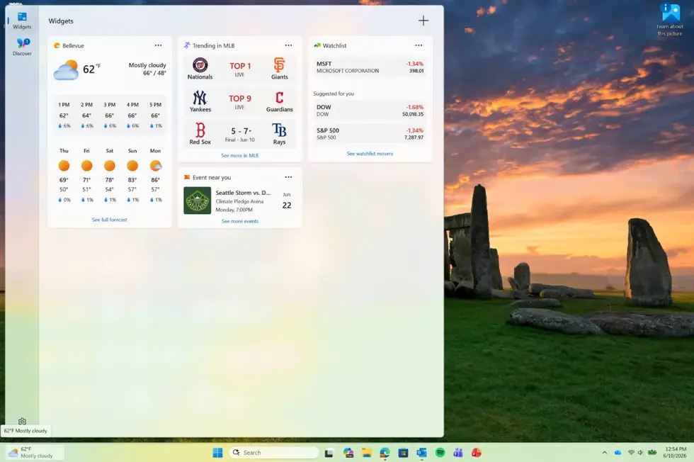 В свежей сборке Windows 11: улучшенные виджеты, новая функция Screen Tint и другие фишки