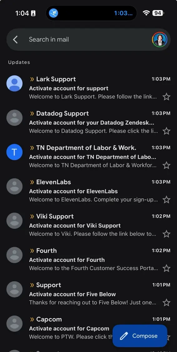 Новая волна спама в Zendesk заваливает пользователей письмами с текстом «Activate account»