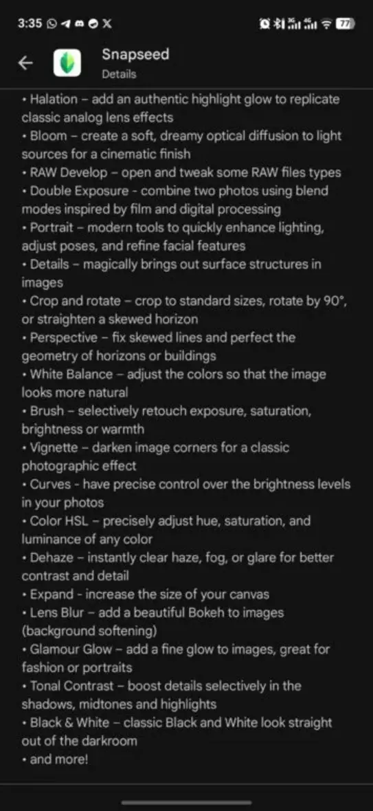 Snapseed вернулся: что нового в масштабном обновлении 4.0 для Android
