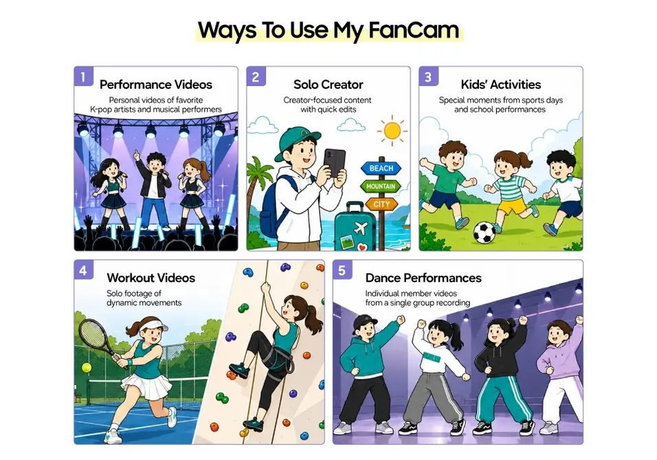 Команда, создавшая My FanCam для Galaxy Z8, рассказывает, как работает эта функция и что вдохновило её создателей