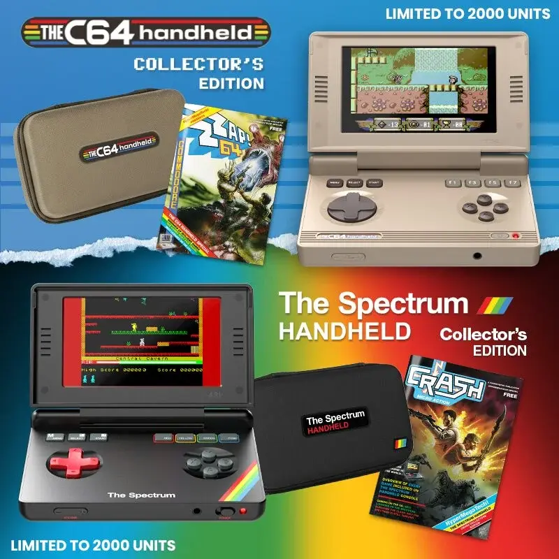 Ретро-хиты в кармане: портативные &laquo;раскладушки&raquo; в стиле Commodore 64 и ZX Spectrum появятся уже в этом году