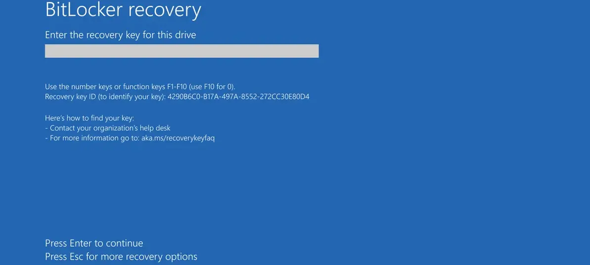 Microsoft: апрельские обновления вызывают запросы ключа BitLocker на некоторых серверах