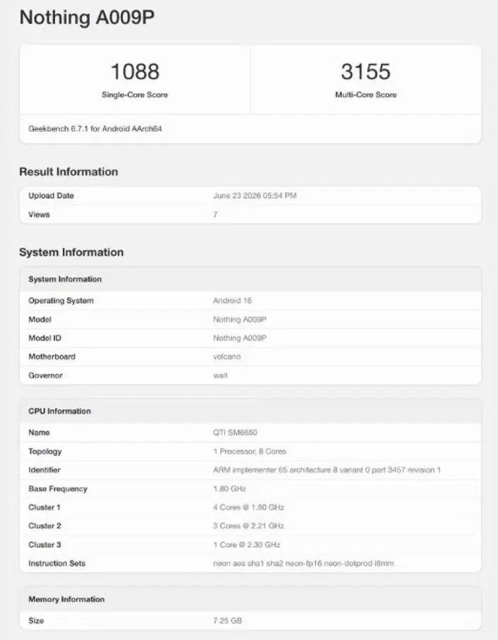 Nothing Phone 4b засветился в Geekbench: каким будет новый бюджетник?