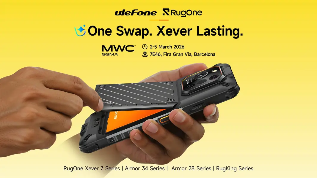 Звезда Ulefone на MWC 2026: защищенный смартфон с отстегиваемой магнитной экшн-камерой
