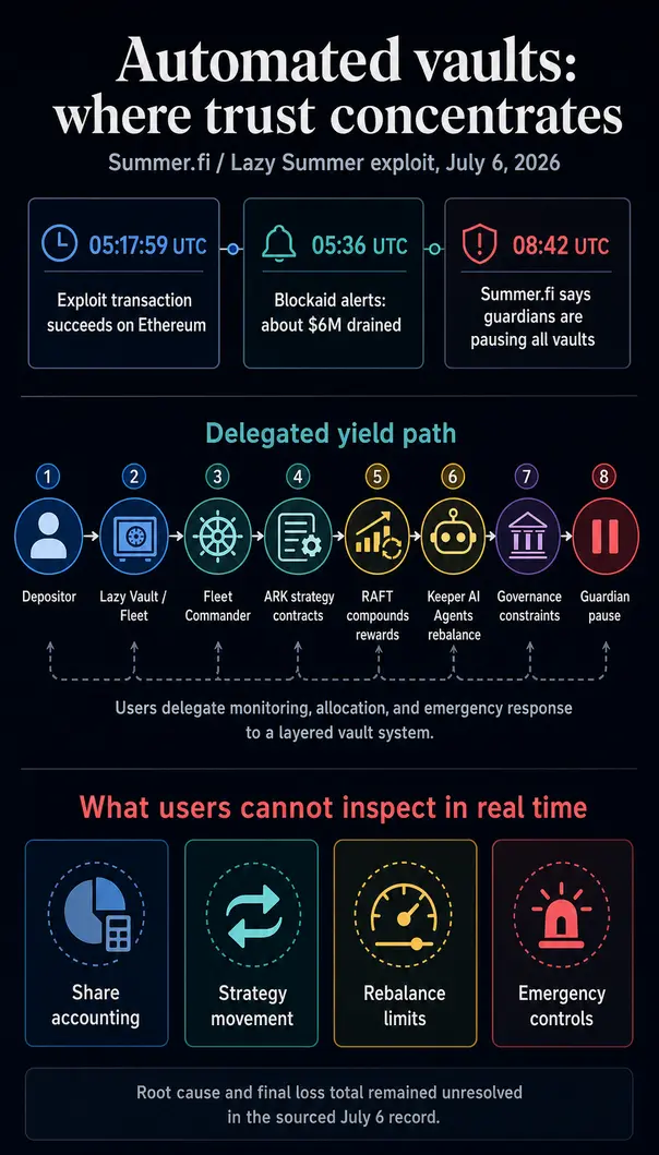 Новый DeFi-эксплойт SummerFi доказывает: теперь автоматизация на базе ИИ опаснее рисков смарт-контрактов