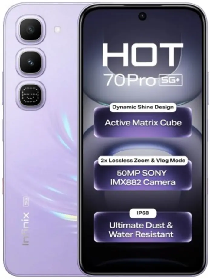 Infinix Hot 70 Pro дебютировал в Индии