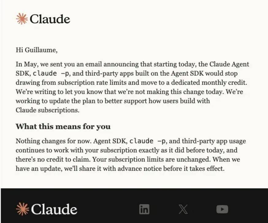Anthropic «приостанавливает» биллинг на основе токенов для своего Claude Agent SDK