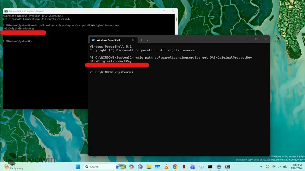 Как найти свой «product key» для Windows 11 и 10