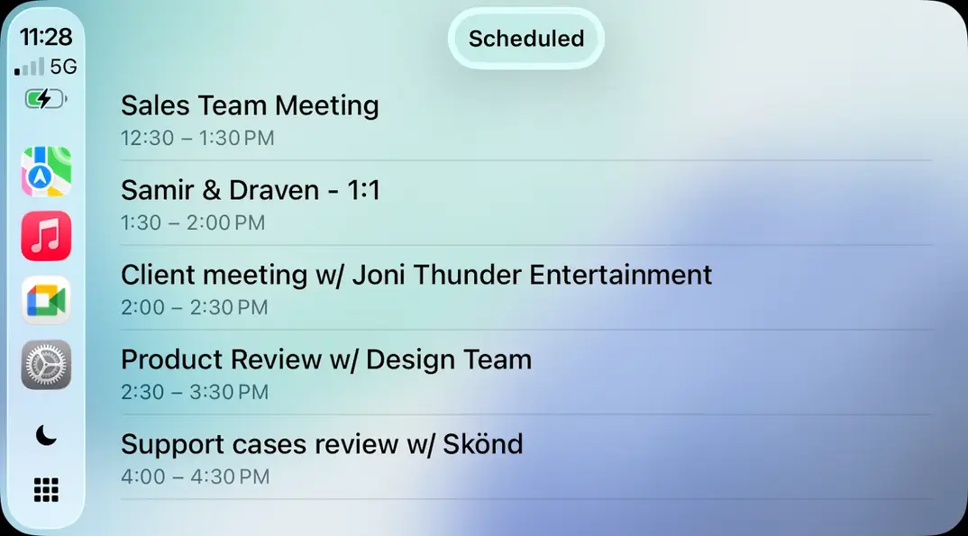 Больше никаких оправданий &laquo;я за рулем&raquo;: Google Meet теперь в CarPlay