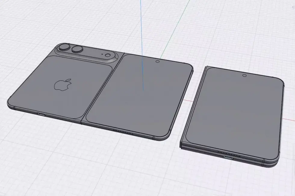 iPhone Fold засветился на обновленных CAD-рендерах