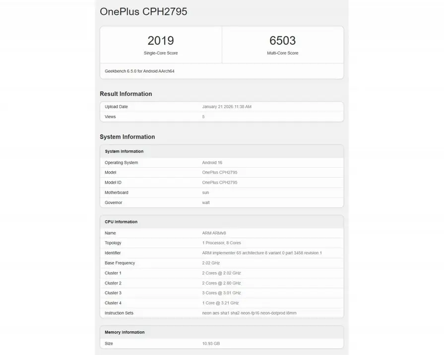 Стало известно, какой чипсет получит OnePlus Nord 6