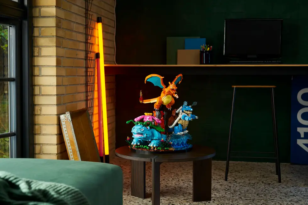 Представлены первые наборы Lego Pokemon, в том числе статуя Чаризарда, Бластойза и Венузавра стоимостью 650 долларов.