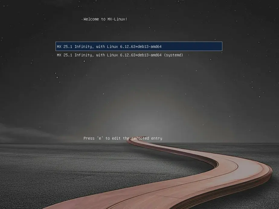В MX Linux 25.1 вернули возможность выбора систем инициализации