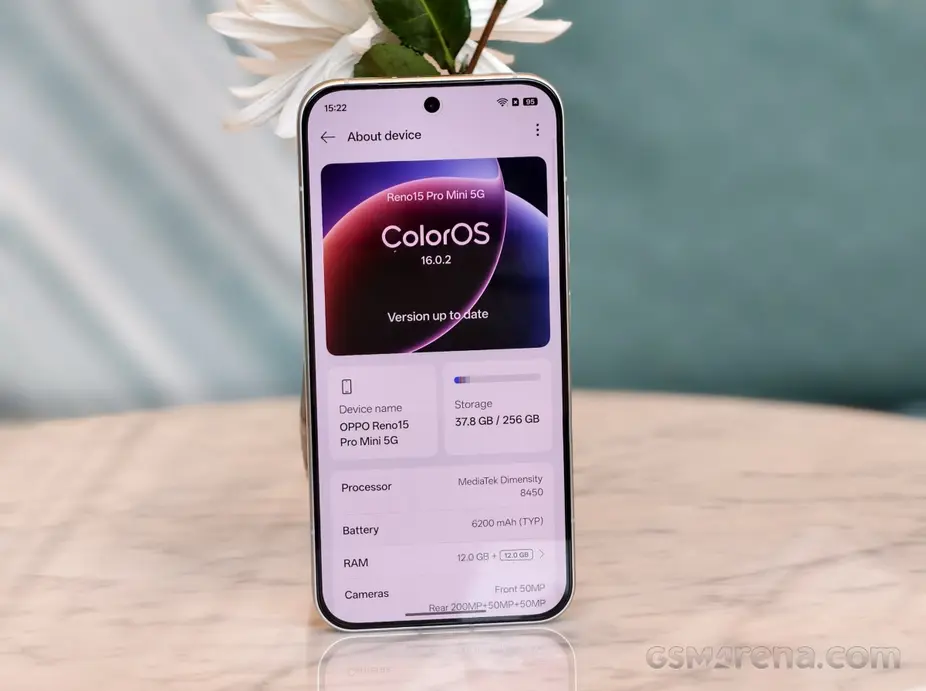 Первое знакомство с Oppo Reno15 Pro Mini