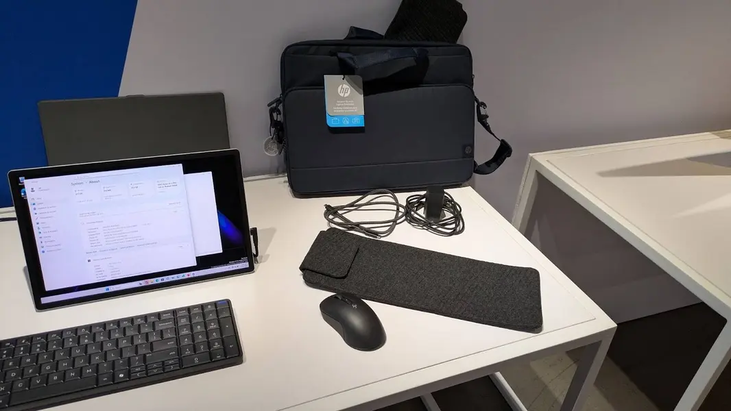 У ребёнка стучат клавиши: HP продвигает компьютер, встроенный в клавиатуру, для компаний с коворкингами.