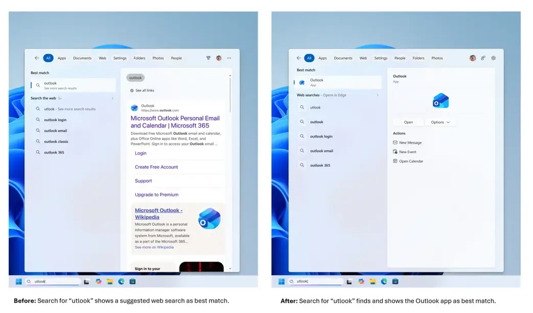 Новое обновление от Microsoft делает Windows Search быстрее и чище