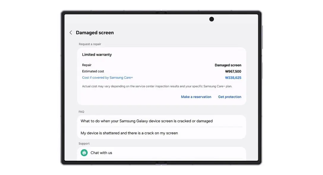 Samsung раскрыла детали нового меню &laquo;Гарантия и уход&raquo; в One UI 9