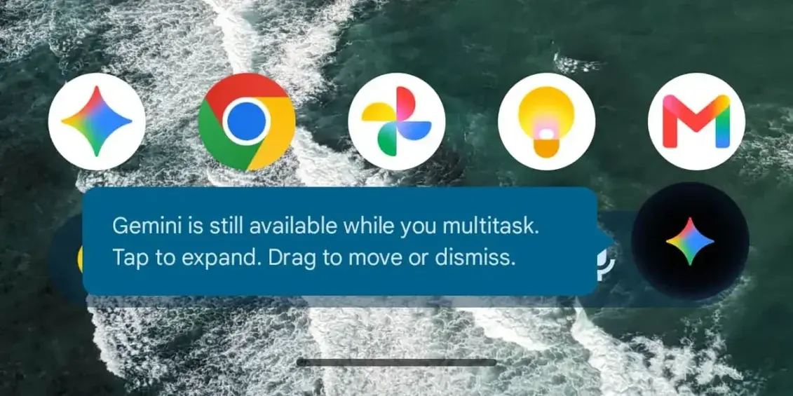Google Gemini обзавелся плавающим виджетом для удобного многозадачного режима: забудьте о полноэкранном интерфейсе