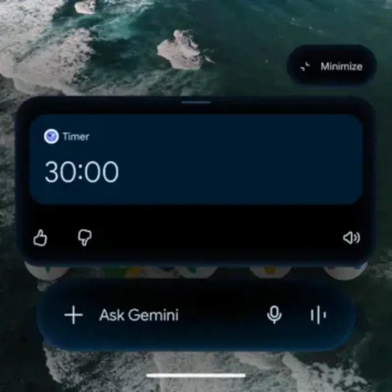 Google Gemini обзавелся плавающим виджетом для удобного многозадачного режима: забудьте о полноэкранном интерфейсе