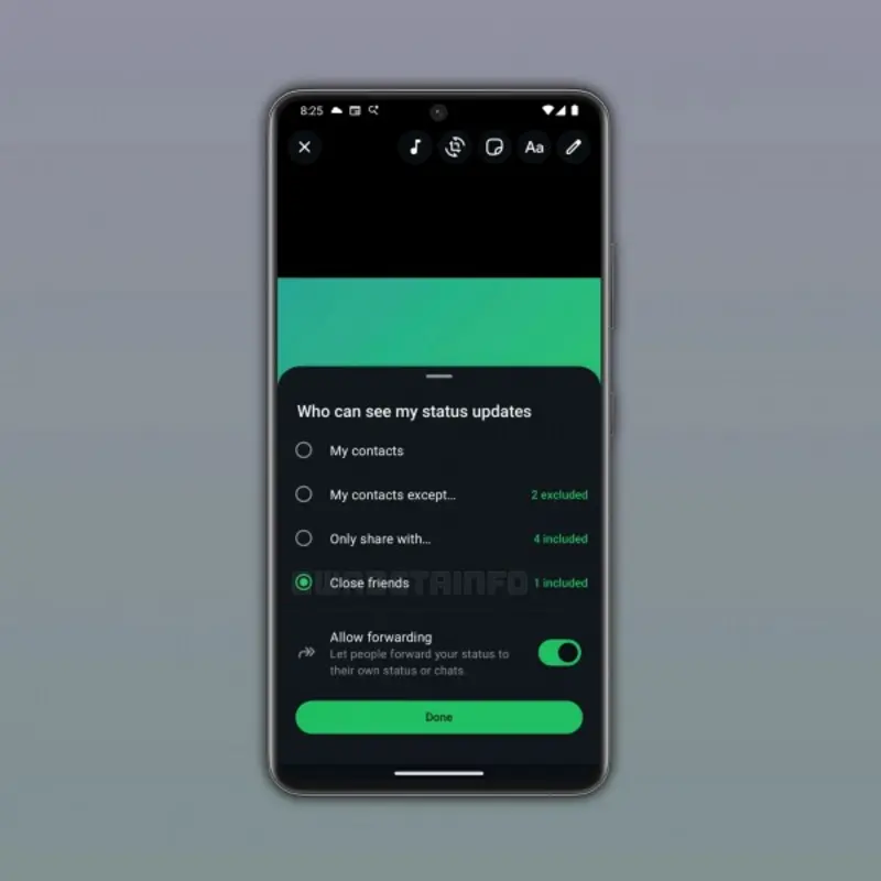 После Close Friends, WhatsApp* теперь тестирует Custom Lists для обновлений статуса