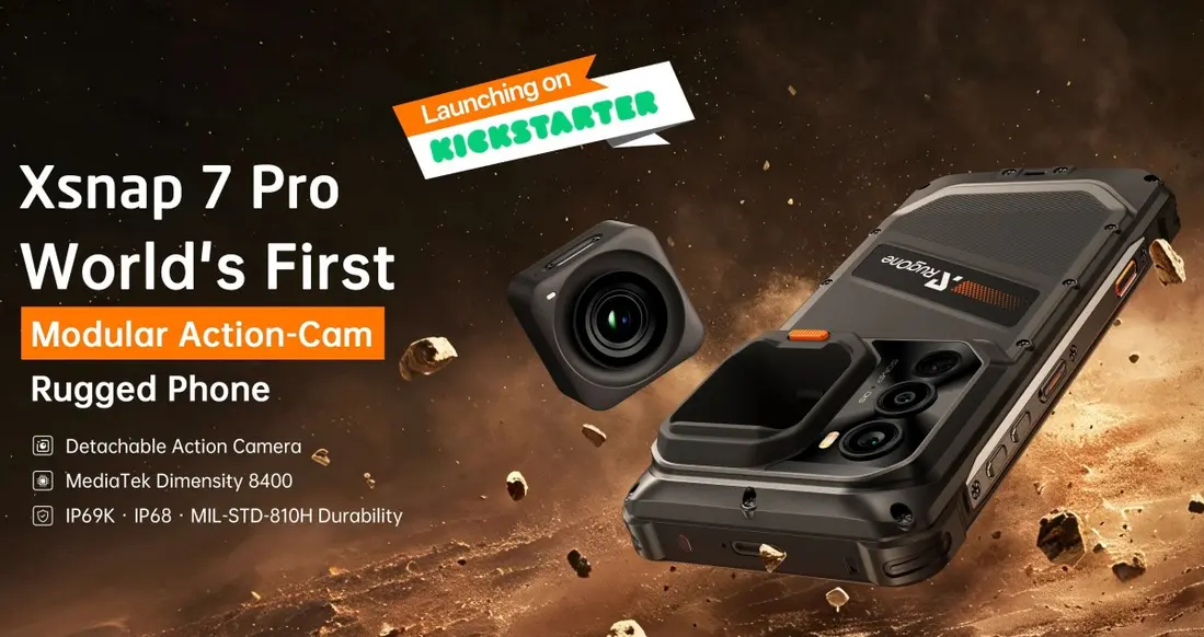 Смартфон RugOne Xsnap 7 Pro получил съемную камеру