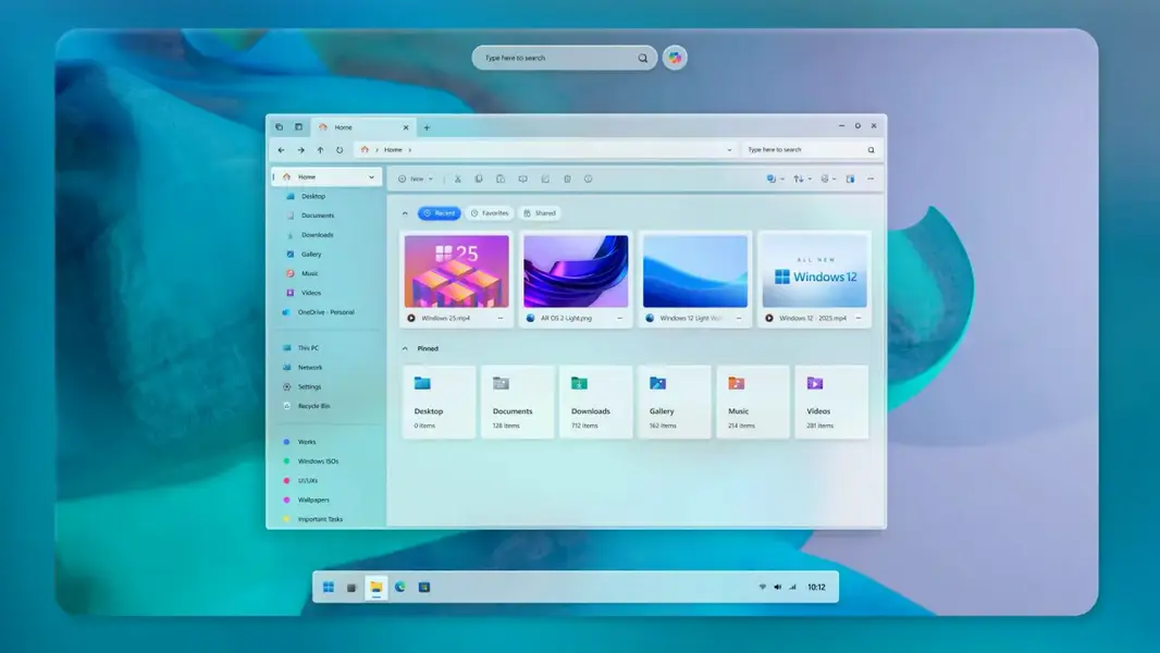 Потрясающая концепция «Проводника» для Windows 12 заставляет текущую версию выглядеть как древность
