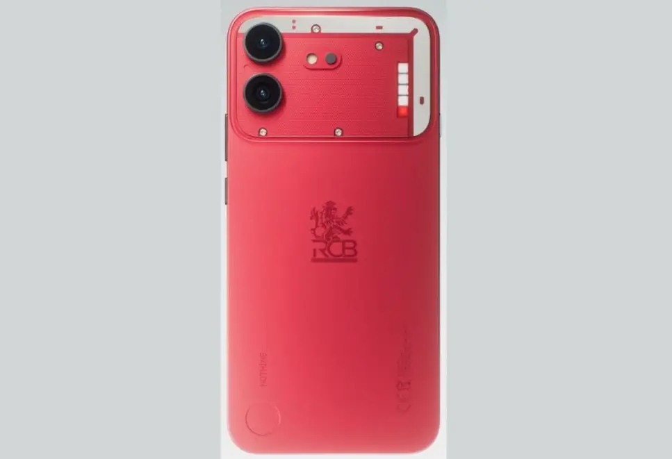 Официально представлен дизайн Nothing Phone (4b) RCB edition