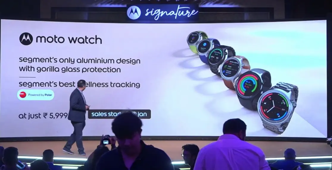 В Индии состоялся запуск Motorola Signature, а вместе с ней дебютировали и Moto Watch