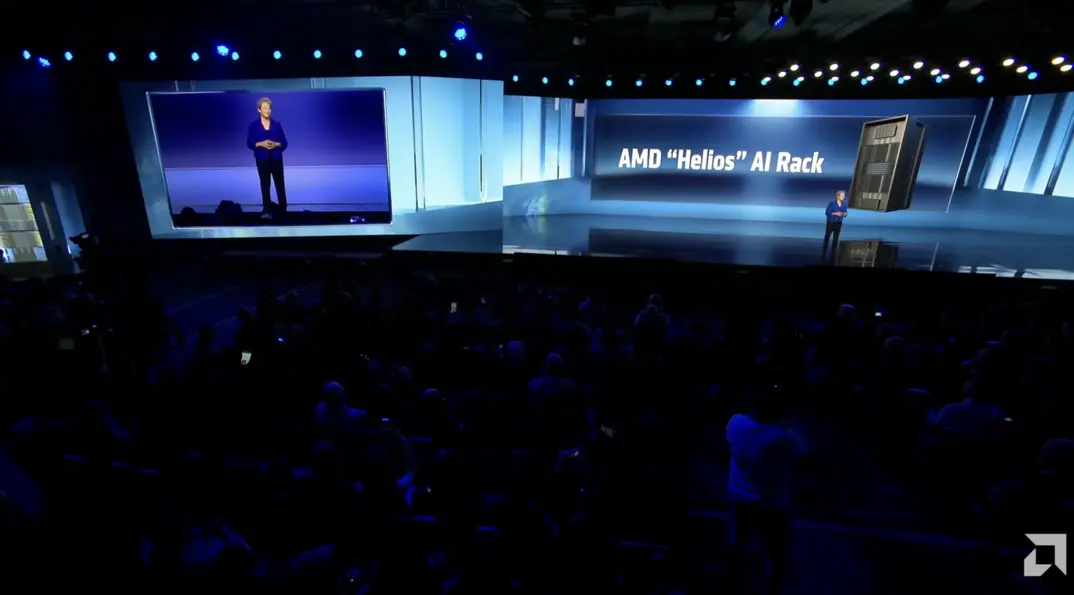 CES 2026: AMD представляет стойку Helios AI и графические процессоры Instinct MI400 нового поколения