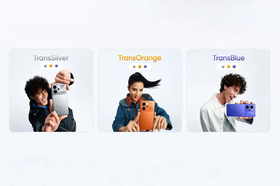 Realme раскрыла детали дизайна TransView в новом смартфоне P4 Power
