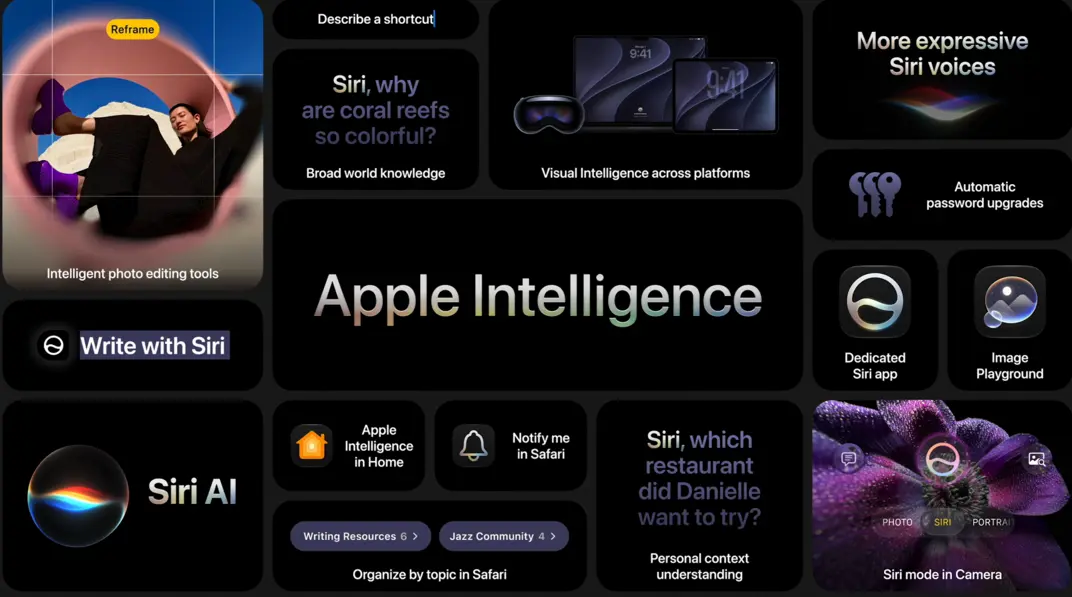 Встречайте Siri AI: Apple анонсировала новый, &laquo;более разговорный&raquo; голосовой помощник