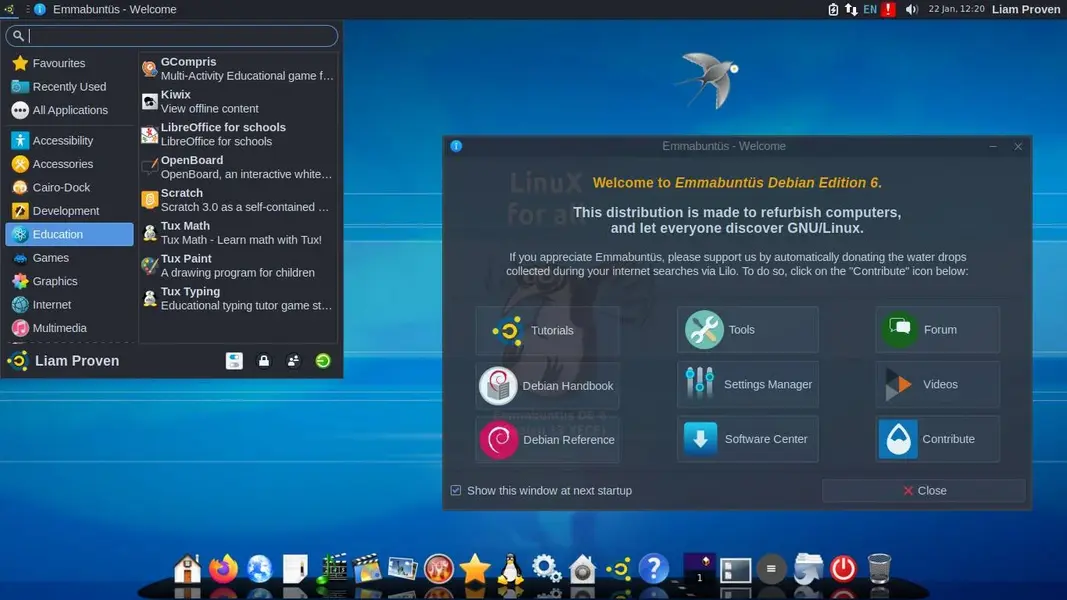 Emmabunt&uuml;s DE 6: дружелюбный к новичкам Linux для помощи нуждающимся