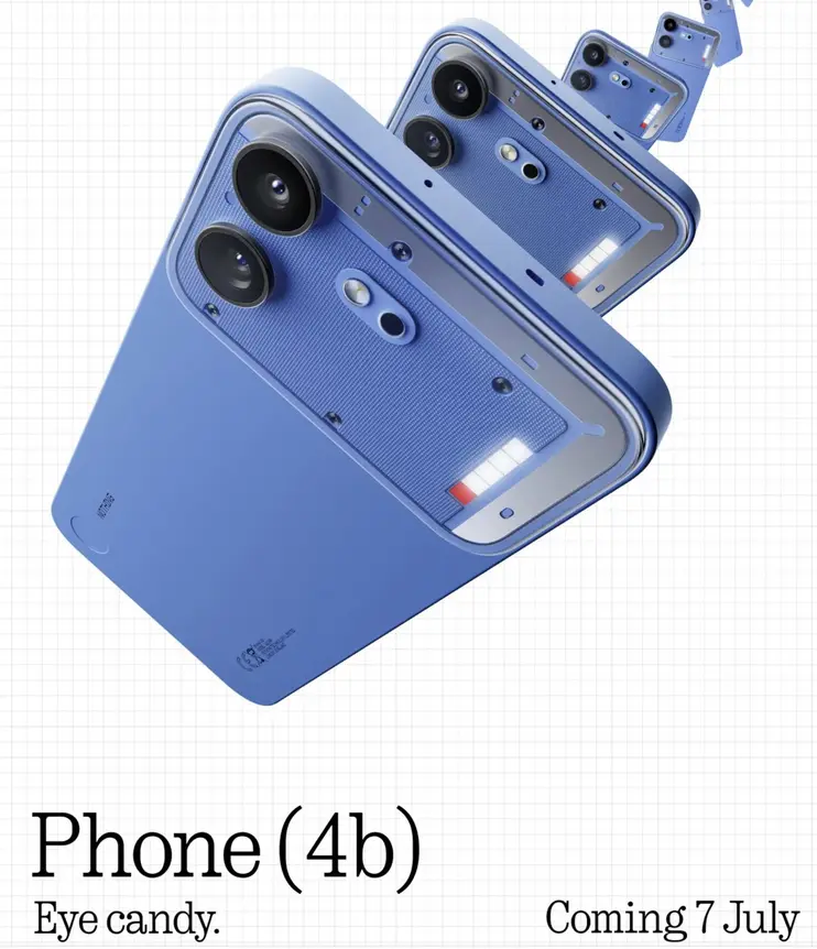 Дизайн Nothing Phone (4b) официально раскрыт: смартфон получит двойную камеру