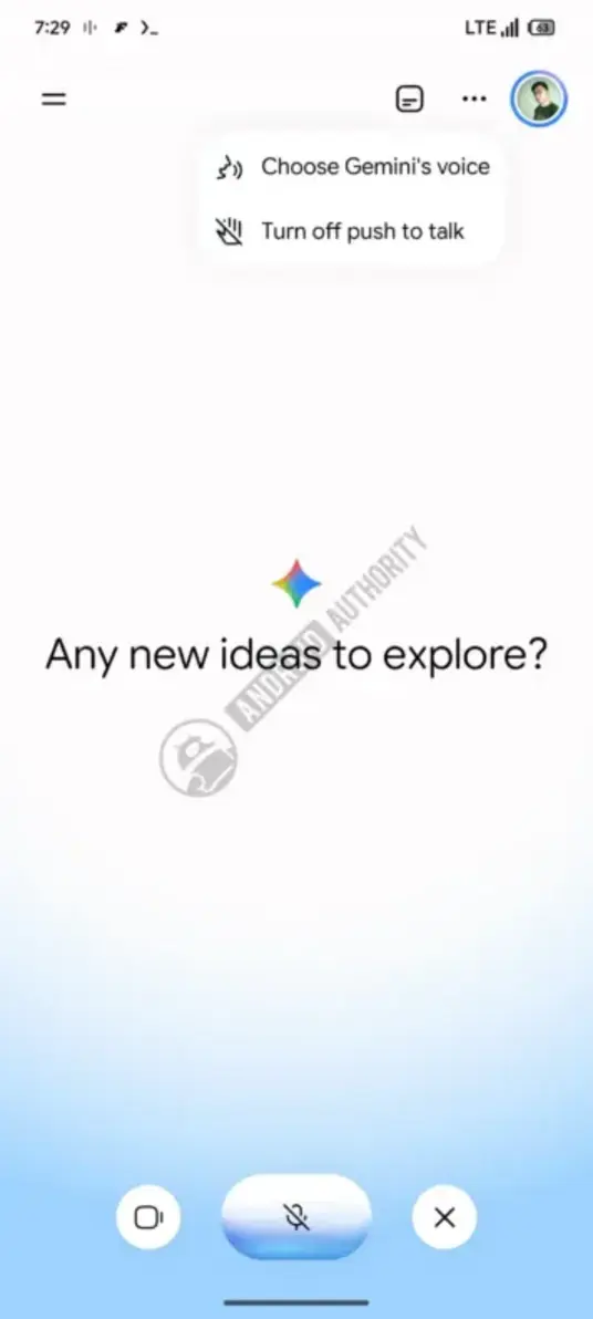 Google готовит режим рации «Push-to-Talk» для Gemini Live