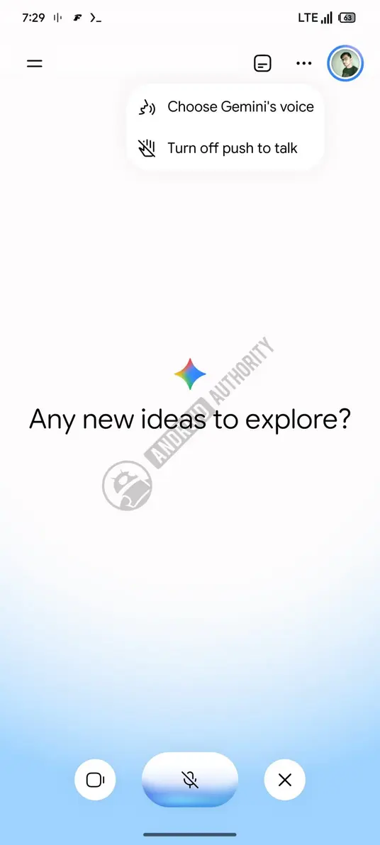 Google готовит режим рации «Push-to-Talk» для Gemini Live