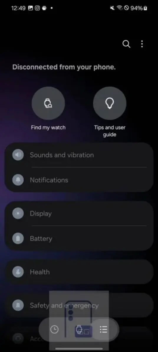 Обновленное приложение Samsung Galaxy Wearable «утекло» в сеть: дизайн стал еще чище